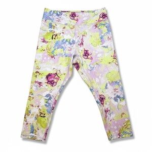 Tek Gear Women’s High Rise Cropped Leggings Marble Print Leggings